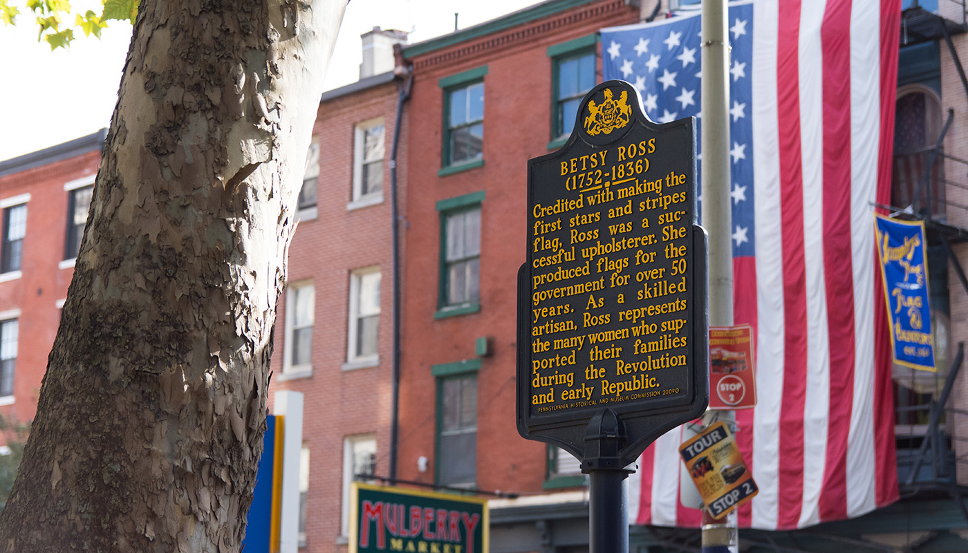 Betsy Ross Historic Marker