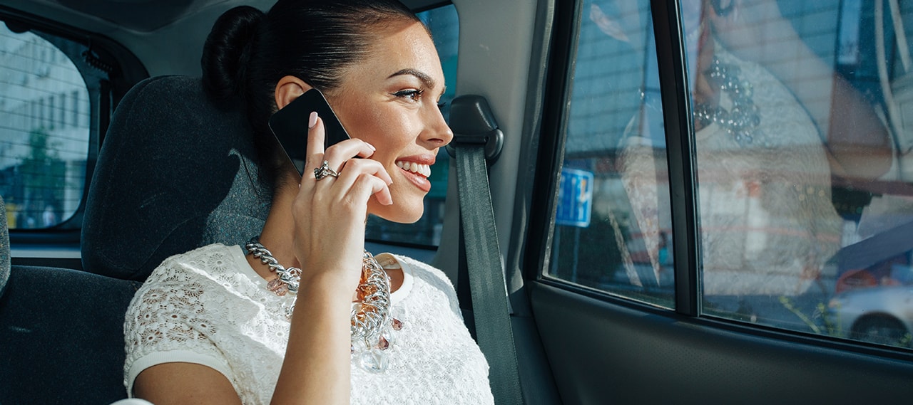 Businesswoman On Cell Phone